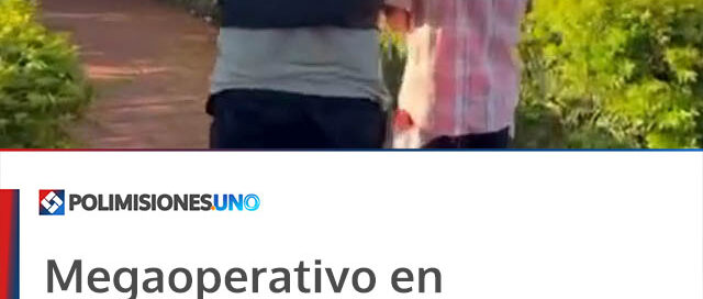 Megaoperativo en Apóstoles: detuvieron a un hombre que amenazó a su pareja y a la Policía con un machete